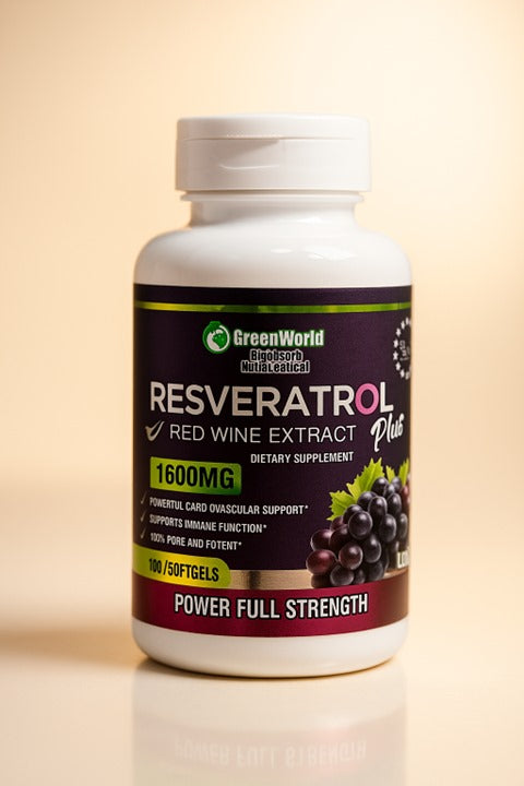 Resveratrol Redwine Extract 1600 mg – Green World