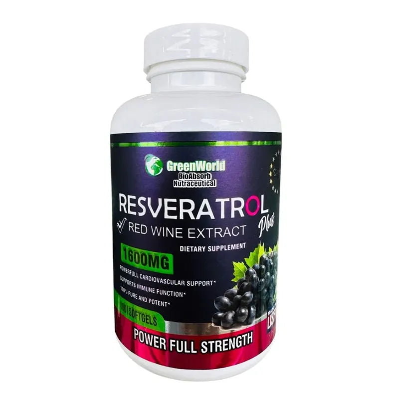 Resveratrol Redwine Extract 1600 mg – Green World